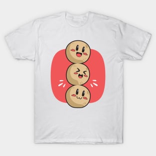 Three cute potato/egg/meatballs T-Shirt